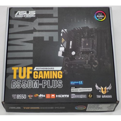 Материнская плата Asus TUF GAMING B550M-PLUS (sAM4, AMD B550) (Восстановлено продавцом, 805159) купить в Украине: Киев, Днепр, Харьков, Одесса  | Проверка совместимости, низкая цена, отзывы, характеристики от TELEMART фото