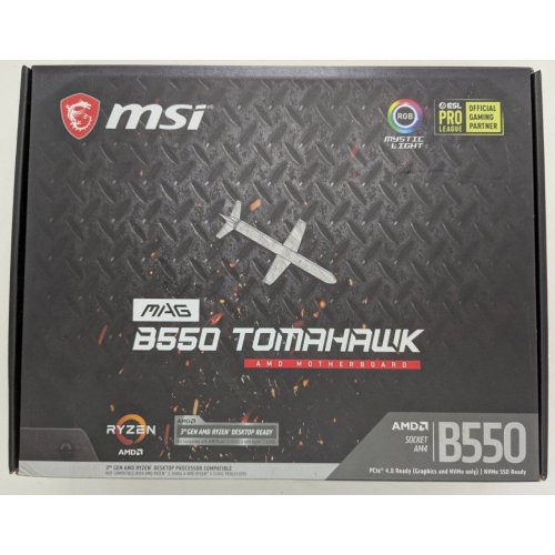 Материнська плата MSI MAG B550 TOMAHAWK (sAM4, AMD B550) (Відновлено продавцем, 805309) купити в Україні: Київ, Львів, Хмельницький, Тернопіль | Перевірка сумісності, низька ціна, відгуки, характеристики від TELEMART фото