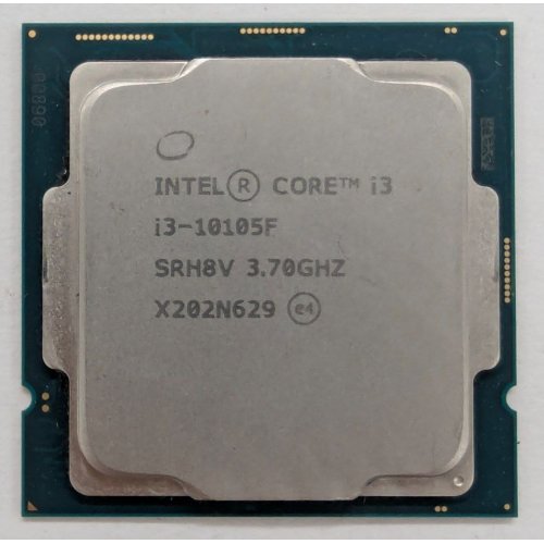 Процесор Intel Core i3-10105F 3.7(4.4)GHz 6MB s1200 Tray (CM8070104291323) (Відновлено продавцем, 805319) купити в Україні: Київ, Львів, Хмельницький, Тернопіль | Перевірка сумісності, низька ціна, відгуки, характеристики від TELEMART фото