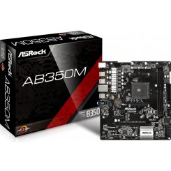 Материнська плата AsRock AB350M (sAM4, AMD B350) (Відновлено продавцем, 805328)