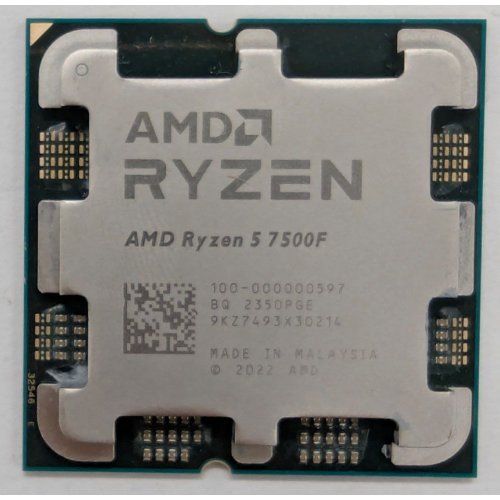 Процесор AMD Ryzen 5 7500F 3.7(5.0)GHz 32MB sAM5 Tray (100-000000597) (Відновлено продавцем, 805336) купити в Україні: Київ, Львів, Хмельницький, Тернопіль | Перевірка сумісності, низька ціна, відгуки, характеристики від TELEMART фото