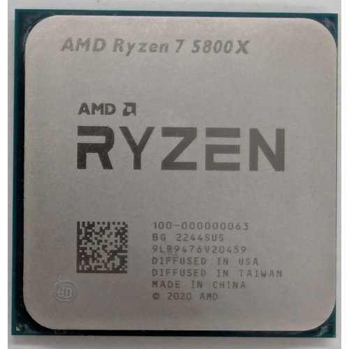 Процесор AMD Ryzen 7 5800X 3.8(4.7)GHz 32MB sAM4 Tray (100-000000063) (Відновлено продавцем, 805338) купити в Україні: Київ, Львів, Хмельницький, Тернопіль | Перевірка сумісності, низька ціна, відгуки, характеристики від TELEMART фото