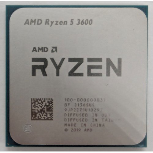 Процесор AMD Ryzen 5 3600 3.6(4.2)GHz 32MB sAM4 Tray (100-000000031) (Відновлено продавцем, 805354) купити в Україні: Київ, Львів, Хмельницький, Тернопіль | Перевірка сумісності, низька ціна, відгуки, характеристики від TELEMART фото