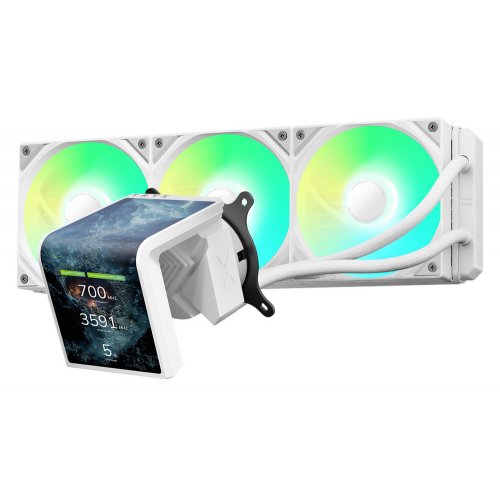 Готова СВО TRYX Panorama SE 360 ARGB (L-P360L-AM3M-G0W) White купити в Україні: Київ, Львів, Хмельницький, Тернопіль | Перевірка сумісності, низька ціна, відгуки, характеристики від TELEMART фото