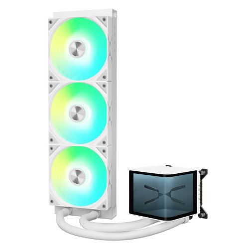 Готова СВО TRYX Panorama 360 ARGB (L-P360A-AS3M-G1W) White купити в Україні: Київ, Львів, Хмельницький, Тернопіль | Перевірка сумісності, низька ціна, відгуки, характеристики від TELEMART фото
