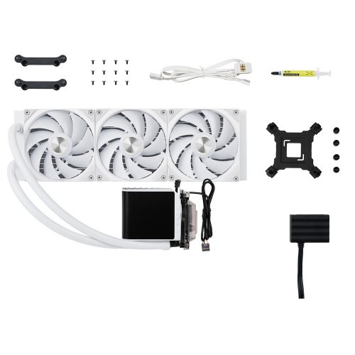 Готова СВО TRYX Panorama 360 ARGB (L-P360A-AS3M-G1W) White купити в Україні: Київ, Львів, Хмельницький, Тернопіль | Перевірка сумісності, низька ціна, відгуки, характеристики від TELEMART фото