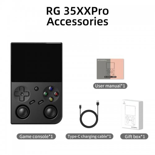 Портативна ретро-ігрова консоль Anbernic RG 35XXPRO 64GB Black купити в Україні: Київ, Львів, Хмельницький, Тернопіль | Низька ціна, відгуки, характеристики від TELEMART фото