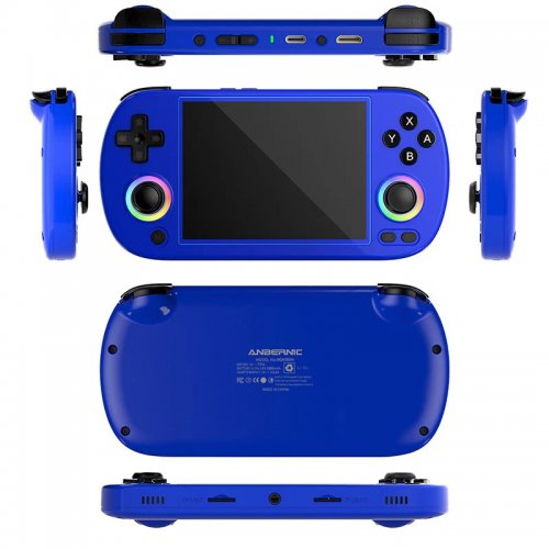 Портативна ретро-ігрова консоль Anbernic RG 40XXH 64GB Blue купити в Україні: Київ, Львів, Хмельницький, Тернопіль | Низька ціна, відгуки, характеристики від TELEMART фото