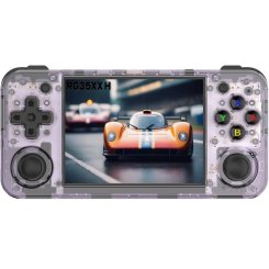 Портативна ретро-ігрова консоль Anbernic RG 35XXH 64GB Transparent Purple