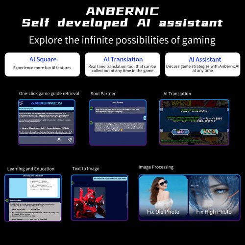Портативная игровая консоль Anbernic RG Slide White купить в Украине: Киев, Днепр, Харьков, Одесса  | Низкая цена, отзывы, характеристики от TELEMART фото