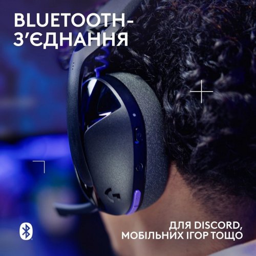 Навушники Logitech G321 Lightspeed Wireless (981-001563) Black купити в Україні: Київ, Львів, Хмельницький, Тернопіль, Івано-Франківськ | Низька ціна, відгуки, характеристики від TELEMART фото
