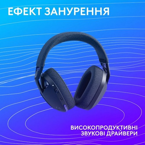 Навушники Logitech G321 Lightspeed Wireless (981-001563) Black купити в Україні: Київ, Львів, Хмельницький, Тернопіль, Івано-Франківськ | Низька ціна, відгуки, характеристики від TELEMART фото