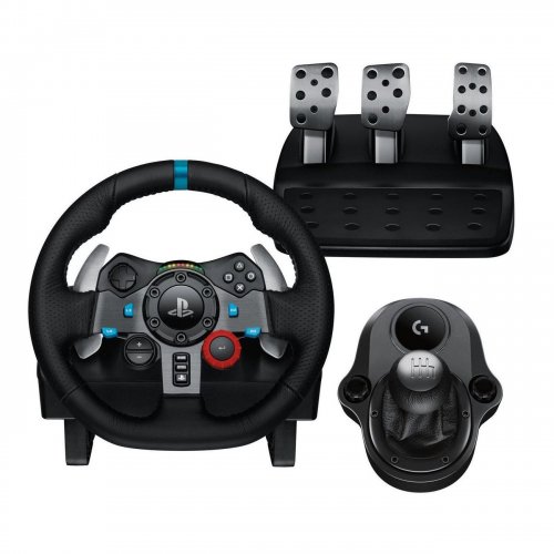 Руль Logitech G29 SE Racing Wheel and Pedals (991-000557) Black купить в Украине: Киев, Днепр, Харьков, Одесса  | Низкая цена, отзывы, характеристики от TELEMART фото