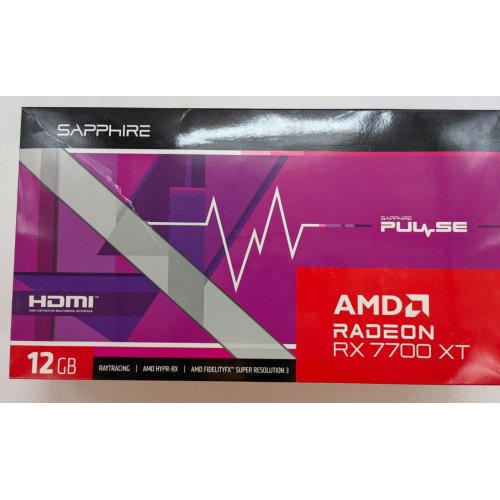 Відеокарта Sapphire Radeon RX 7700 XT Pulse 12288MB (11335-04-20G) (Відновлено продавцем, 805625) купити в Україні: Київ, Львів, Хмельницький, Тернопіль | Перевірка сумісності, низька ціна, відгуки, характеристики від TELEMART фото
