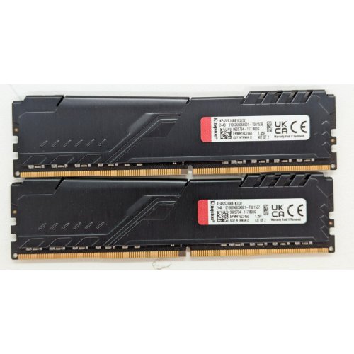 Озп Kingston DDR4 32GB (2x16GB) 3200Mhz FURY Beast Black (KF432C16BB1K2/32) (Відновлено продавцем, 805659) купити в Україні: Київ, Львів, Хмельницький, Тернопіль | Перевірка сумісності, низька ціна, відгуки, характеристики від TELEMART фото