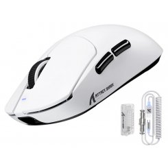 Мышка Attack Shark X8 Ultra Wireless (AS-6972792471839-W) White / 42000 DPI / 125/250/500/1000/2000/4000/8000 Гц / Pixart