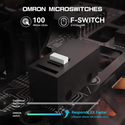 Мышка Attack Shark R5 Ultra Wireless (AS-6972792470719-R) Red купить в Украине: Киев, Днепр, Харьков, Одесса  | Низкая цена, отзывы, характеристики от TELEMART фото
