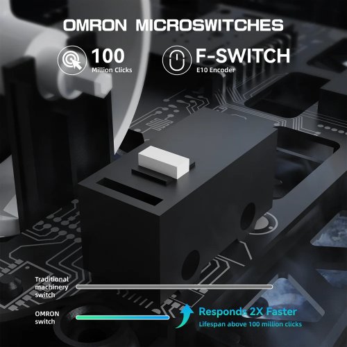 Мышка Attack Shark R5 Ultra Wireless (AS-6972792470924-W) White купить в Украине: Киев, Днепр, Харьков, Одесса  | Низкая цена, отзывы, характеристики от TELEMART фото
