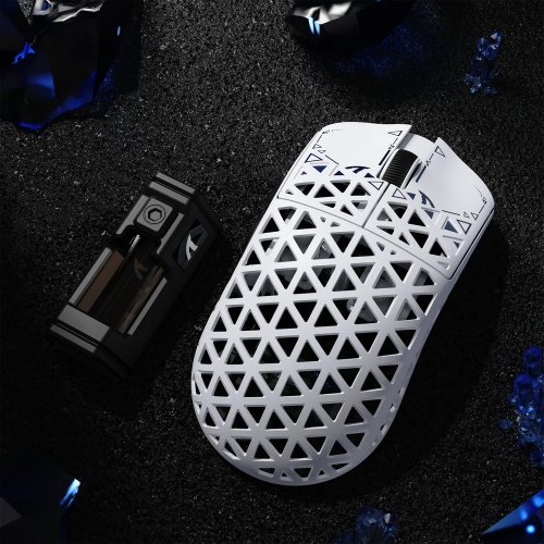 Мышка Attack Shark R5 Ultra Wireless (AS-6972792470924-W) White купить в Украине: Киев, Днепр, Харьков, Одесса  | Низкая цена, отзывы, характеристики от TELEMART фото