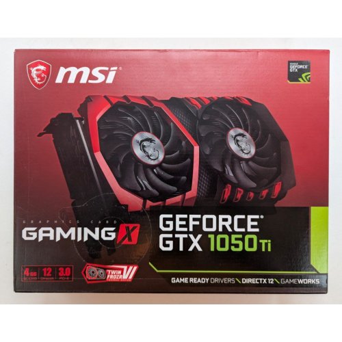 Відеокарта NVIDIA GeForce GTX 1050 Ti 4096MB (Відновлено продавцем, 805706) купити в Україні: Київ, Львів, Хмельницький, Тернопіль | Перевірка сумісності, низька ціна, відгуки, характеристики від TELEMART фото