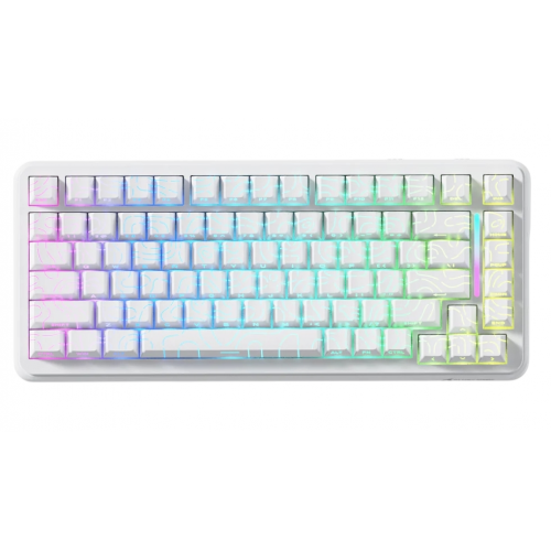 Клавіатура Attack Shark X82 Pro RGB HE Magnetic Switch Wireless (AS-6972792470702-WCL) White Contour Line купити в Україні: Київ, Львів, Хмельницький, Тернопіль | Низька ціна, відгуки, характеристики від TELEMART фото