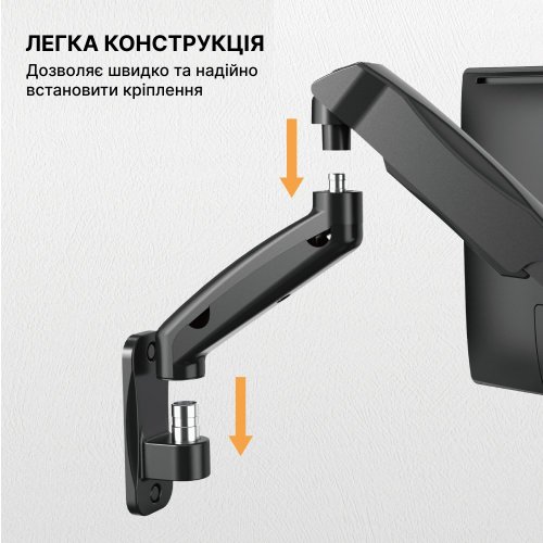 Уценка настенное крепление для монитора OfficePro 17-32" MA310 Black (Вскрытая упаковка, 805749) купить в Украине: Киев, Днепр, Харьков, Одесса  | Низкая цена, отзывы, характеристики от TELEMART фото