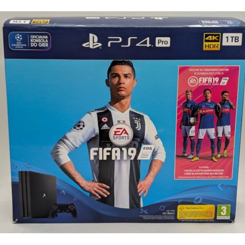 Sony PlayStation 4 Pro (PS4 Pro) 1Tb (FIFA 18/ PS+14Day) Black (Восстановлено продавцом, 805770) купить в Украине: Киев, Днепр, Харьков, Одесса  | Низкая цена, отзывы, характеристики от TELEMART фото