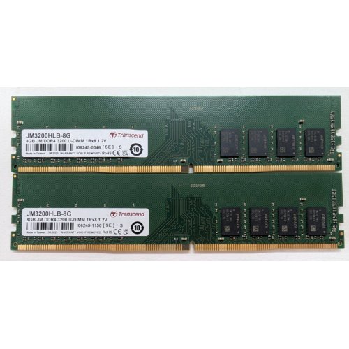Озу Transcend DDR4 16GB (2x8GB) 3200Mhz JetRam (JM3200HLB-16GK) (Восстановлено продавцом, 805800) купить в Украине: Киев, Днепр, Харьков, Одесса  | Проверка совместимости, низкая цена, отзывы, характеристики от TELEMART фото