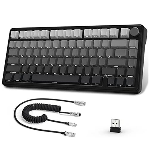 Клавіатура Attack Shark X85 RGB Linear White Jade Switch Wireless (AS-6972792470320-GG) Gradient Grey купити в Україні: Київ, Львів, Хмельницький, Тернопіль | Низька ціна, відгуки, характеристики від TELEMART фото