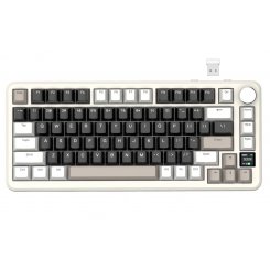 Клавіатура Attack Shark X85 Pro RGB Linear Blueberry Switch Wireless (AS-6972792470368-CW) Cheese White