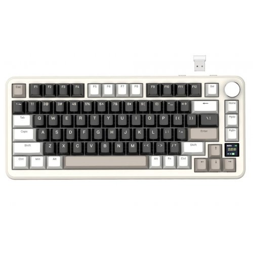 Клавіатура Attack Shark X85 Pro RGB Linear Blueberry Switch Wireless (AS-6972792470368-CW) Cheese White купити в Україні: Київ, Львів, Хмельницький, Тернопіль | Низька ціна, відгуки, характеристики від TELEMART фото