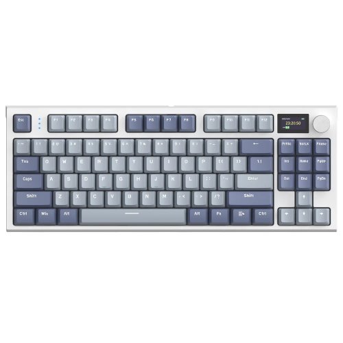 Клавіатура Attack Shark K86 RGB Linear Blue Whale Switches Wireless (AS-6972792471198-LB-UA) Lavener Blue купити в Україні: Київ, Львів, Хмельницький, Тернопіль | Низька ціна, відгуки, характеристики від TELEMART фото
