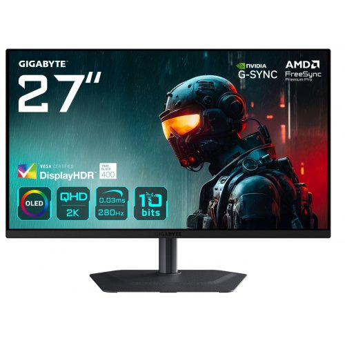 Монітор Gigabyte 27" MO27Q2A Black купити в Україні: Київ, Львів, Хмельницький, Тернопіль, Івано-Франківськ | Низька ціна, відгуки, характеристики від TELEMART фото