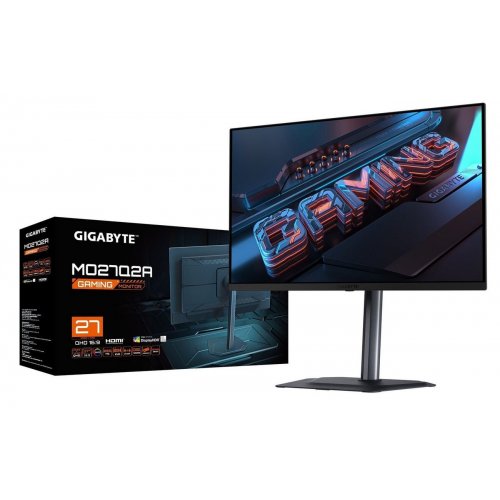 Монітор Gigabyte 27" MO27Q2A Black купити в Україні: Київ, Львів, Хмельницький, Тернопіль, Івано-Франківськ | Низька ціна, відгуки, характеристики від TELEMART фото