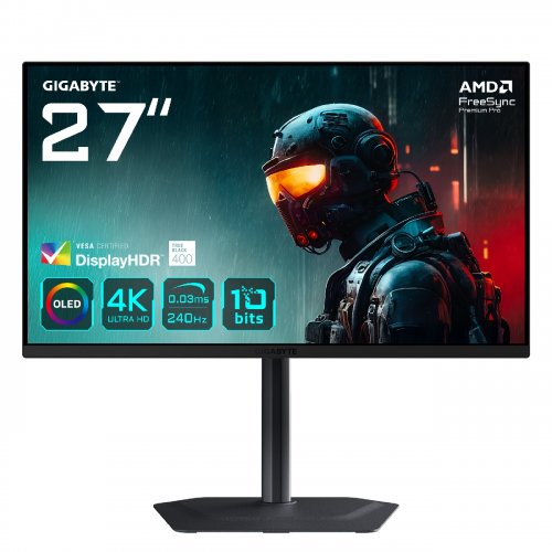Монитор Gigabyte 27" MO27U2 Black купить в Украине: Киев, Днепр, Харьков, Одесса  | Низкая цена, отзывы, характеристики от TELEMART фото