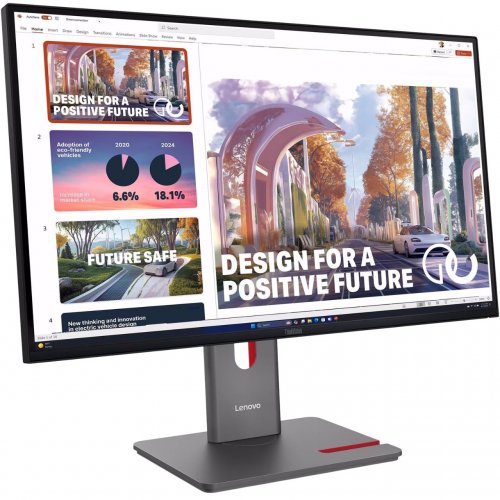Монитор Lenovo 27" ThinkVision P27qd-40 (64B3GAT2UA) Black купить в Украине: Киев, Днепр, Харьков, Одесса  | Низкая цена, отзывы, характеристики от TELEMART фото