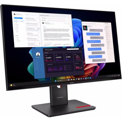 Монітор Lenovo 27" ThinkVision T27ud-40 (64AFGAT2UA) Black купити в Україні: Київ, Львів, Хмельницький, Тернопіль | Низька ціна, відгуки, характеристики від TELEMART фото