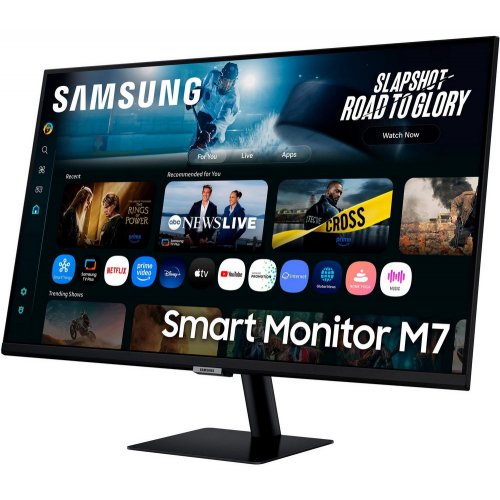 Монітор Samsung 32" Smart M70F (LS32FM702UIXUA) Black купити в Україні: Київ, Львів, Хмельницький, Тернопіль | Низька ціна, відгуки, характеристики від TELEMART фото