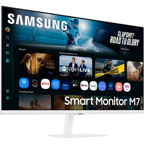 Монітор Samsung 32" Smart M70F (LS32FM703UIXUA) White купити в Україні: Київ, Львів, Хмельницький, Тернопіль | Низька ціна, відгуки, характеристики від TELEMART фото