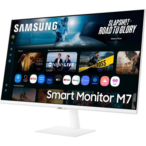 Монітор Samsung 32" Smart M70F (LS32FM703UIXUA) White купити в Україні: Київ, Львів, Хмельницький, Тернопіль | Низька ціна, відгуки, характеристики від TELEMART фото
