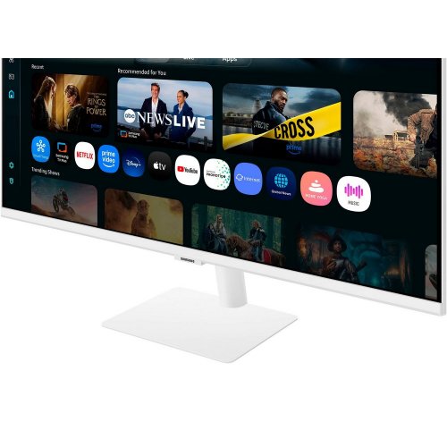 Монітор Samsung 32" Smart M70F (LS32FM703UIXUA) White купити в Україні: Київ, Львів, Хмельницький, Тернопіль | Низька ціна, відгуки, характеристики від TELEMART фото