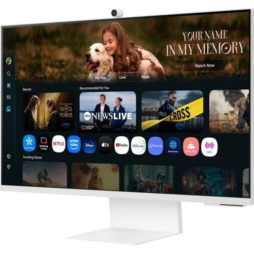 Монитор Samsung 32" Smart M80F (LS32FM803UIXUA) White купить в Украине: Киев, Днепр, Харьков, Одесса  | Низкая цена, отзывы, характеристики от TELEMART фото