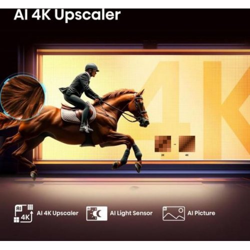 Телевізор Hisense 43" 43E7Q Black купити в Україні: Київ, Львів, Хмельницький, Тернопіль | Низька ціна, відгуки, характеристики від TELEMART фото