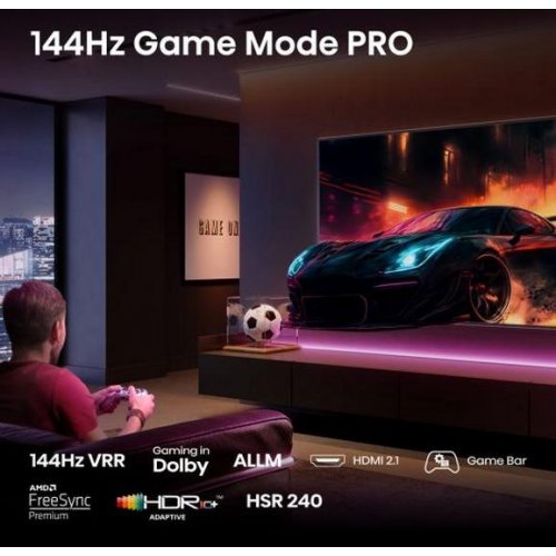 Телевизор Hisense 65" 65E7Q PRO Black купить в Украине: Киев, Днепр, Харьков, Одесса  | Низкая цена, отзывы, характеристики от TELEMART фото