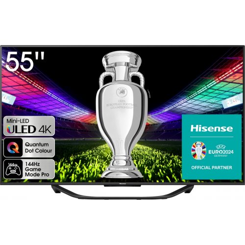Телевизор Hisense 55" 55U7KQ Black купить в Украине: Киев, Днепр, Харьков, Одесса  | Низкая цена, отзывы, характеристики от TELEMART фото