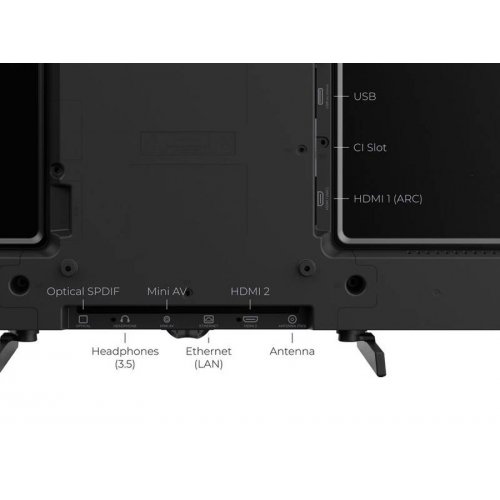 Телевизор Kivi 32" 32F720QB Black купить в Украине: Киев, Днепр, Харьков, Одесса  | Низкая цена, отзывы, характеристики от TELEMART фото