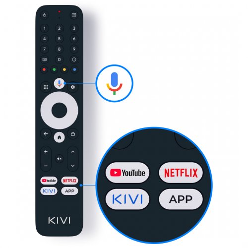 Телевизор Kivi 32" 32F720QB Black купить в Украине: Киев, Днепр, Харьков, Одесса  | Низкая цена, отзывы, характеристики от TELEMART фото