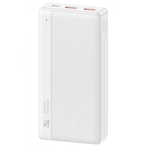 Powerbank Usams US-CD204 20000mAh 20W White купити в Україні: Київ, Львів, Хмельницький, Тернопіль | Низька ціна, відгуки, характеристики від TELEMART фото