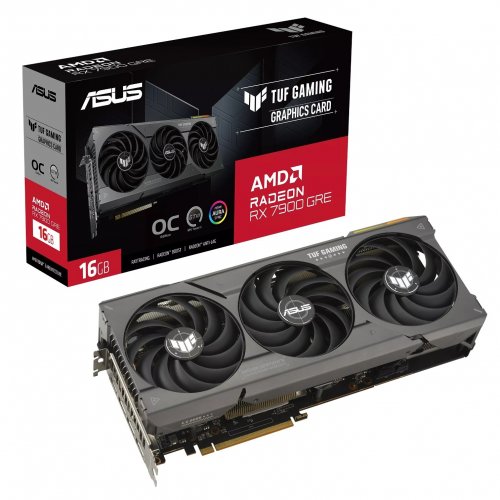 Відеокарта Asus TUF Radeon RX 7900 GRE Gaming OC 16384MB (TUF-RX7900GRE-O16G-GAMING) (Відновлено продавцем, 806105) купити в Україні: Київ, Львів, Хмельницький, Тернопіль | Перевірка сумісності, низька ціна, відгуки, характеристики від TELEMART фото