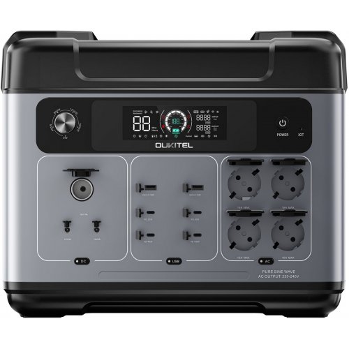 Зарядна станція OUKITEL P2400E 2400W 2048Wh купити в Україні: Київ, Львів, Хмельницький, Тернопіль | Низька ціна, відгуки, характеристики від TELEMART фото